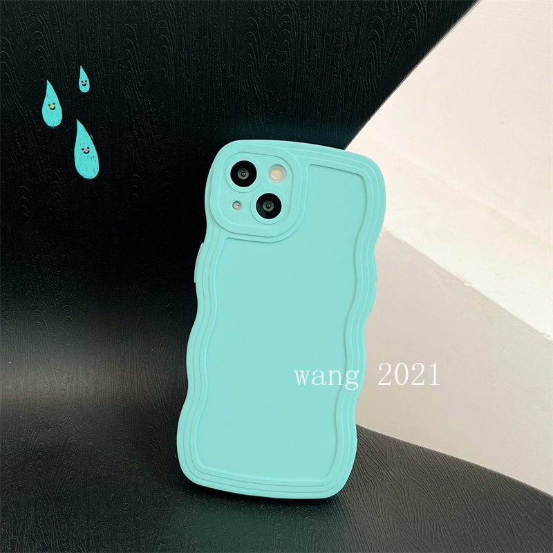 Ốp Điện Thoại Silicone Mềm Họa Tiết Gợn Sóng Đơn Giản Cho VIVO Y02s Y77 5G