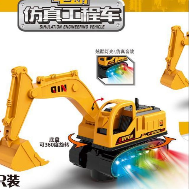 Xe cẩu âm nhạc đèn led