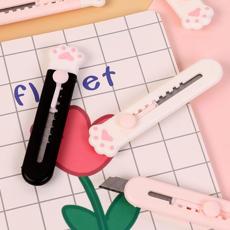 Dao rọc giấy mini cute Cắt Giấy Văn Phòng Phẩm Chuyên Dụng Nhỏ Gọn An Toàn