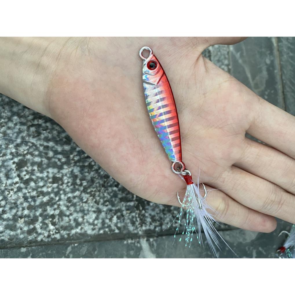 Mồi Câu Lure Jigging Nặng 7g_10g_15g_20g lure chẽm,nhồng,hồng,măng,vược,...._ Lure 24
