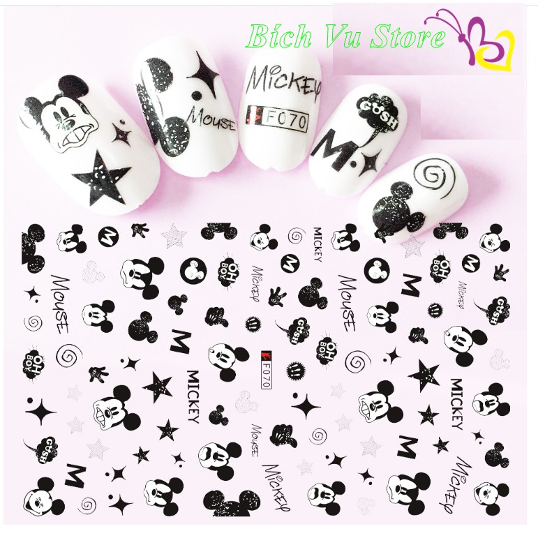 Decal, sticker dán móng