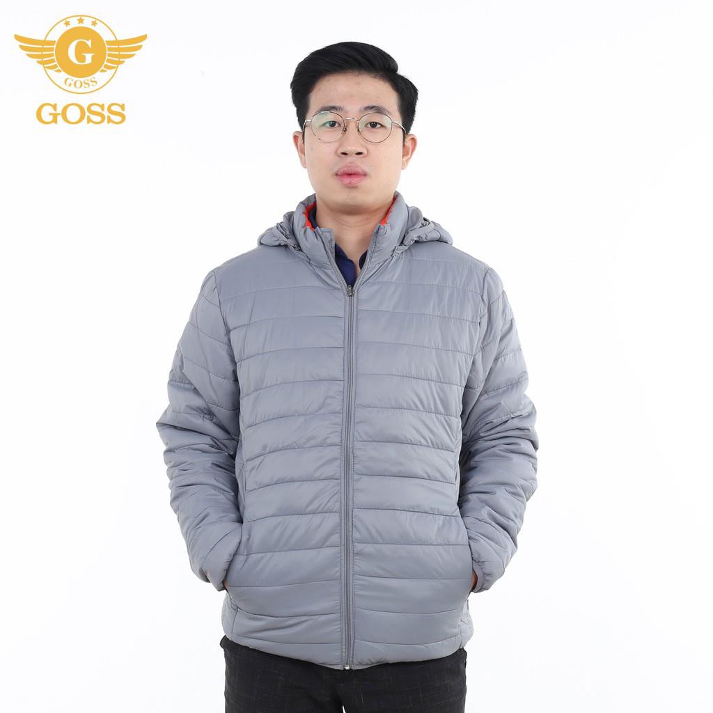 ⭐️SIÊU NHẸ⭐️ Áo phao nam siêu nhẹ siêu ấm có mũ cao cấp chính hãng GOSS AKP18 - Áo khoác phao nam đẹp 2020 | BigBuy360 - bigbuy360.vn