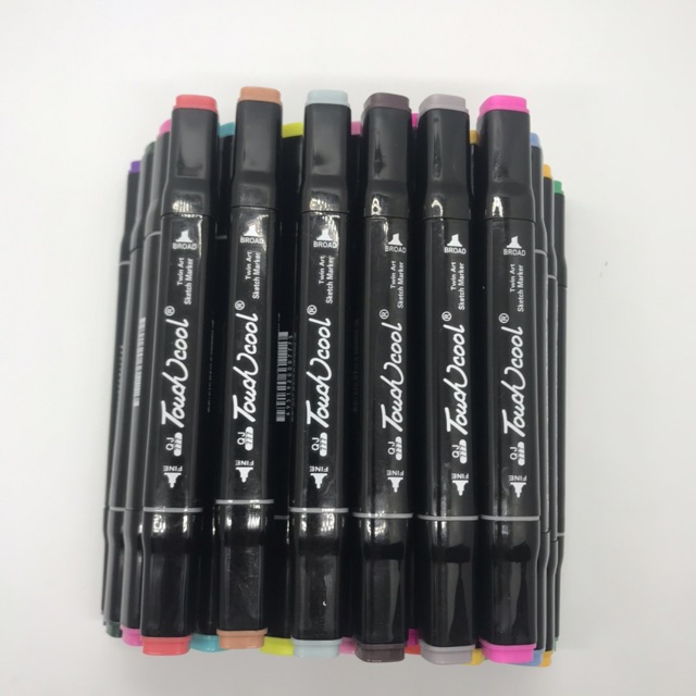 Bút màu Marker Touchcool túi vải bộ 30/40/80/120 màu