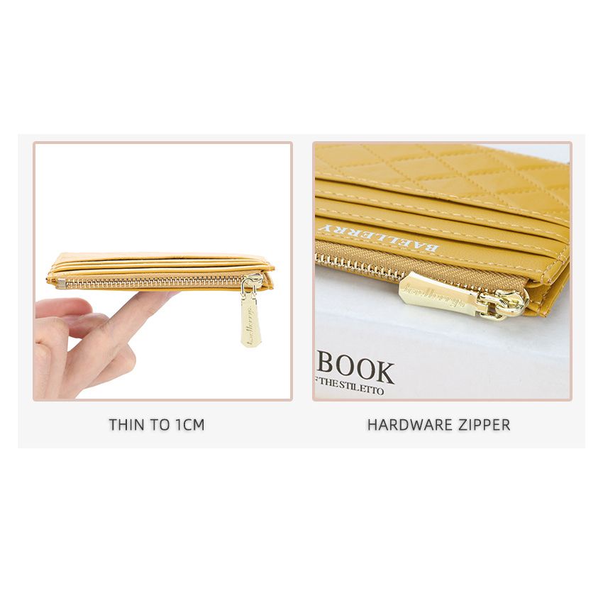 Ví Mini Nữ Đựng Thẻ Hàng Hiệu BAELLERRYy Nhỏ Xinh Mỏng Nhẹ Chứa Thẻ Xe, Thẻ Ngân Hàng - NR073