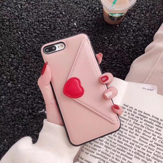 ỐP IPHONE KIỂU BÌA THƯ HÌNH TIM