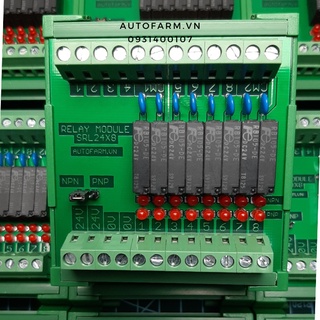 Module relay 8 kênh 24V loại mỏng