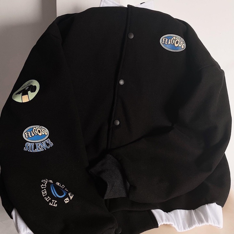 Áo Khoác Nỉ Jacket Cổ Polo 20 ulzzang unisex | BigBuy360 - bigbuy360.vn