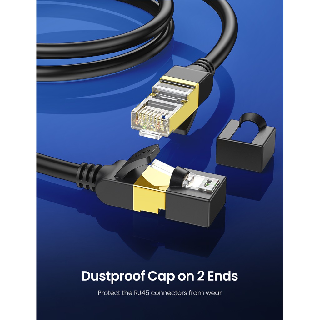 Dây cáp mạng UGREEN Ethernet Cat7 Rj45 10 5gbps cao cấp