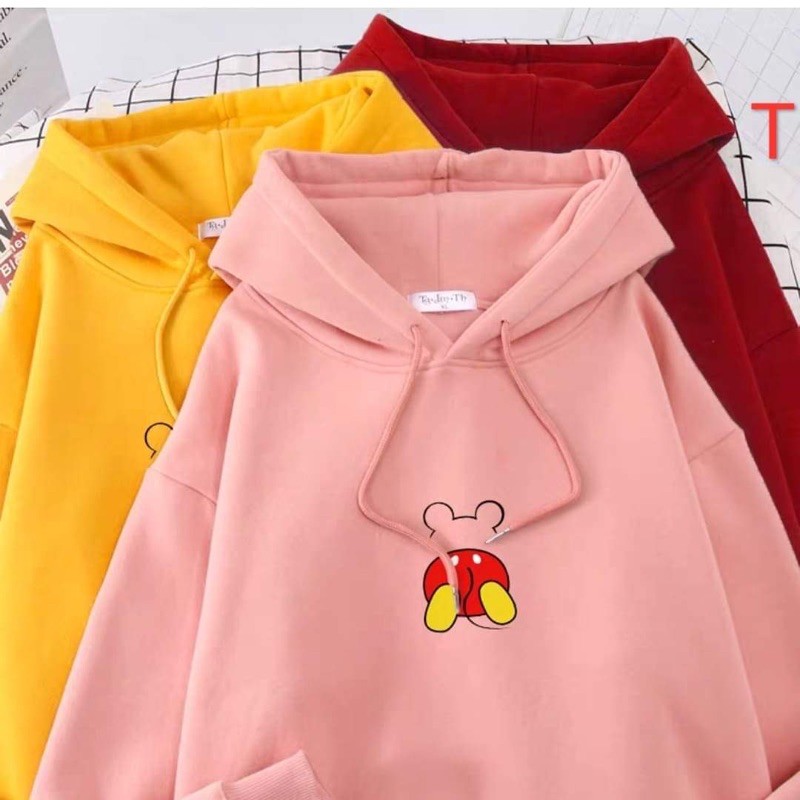 Áo hoodie mich ki mông đỏ TT11