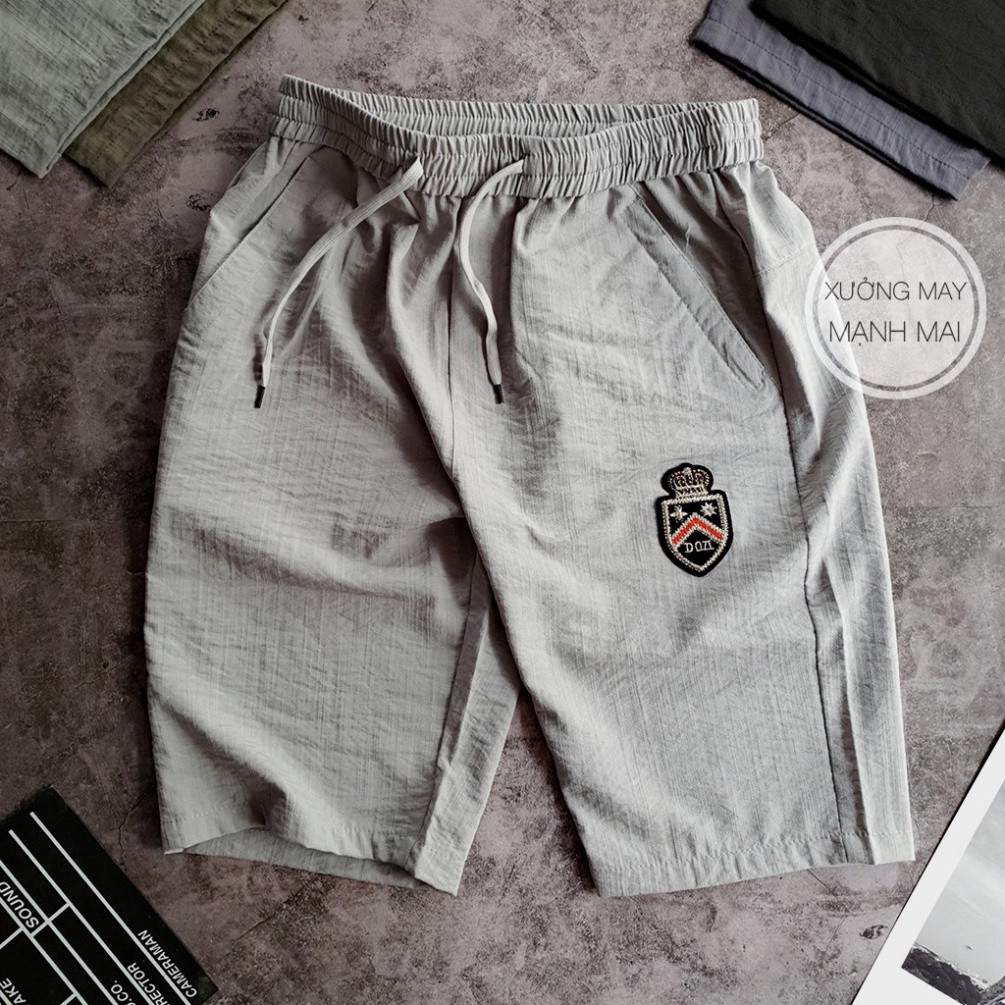 Quần cộc ngố thể thao nam logo thêu cao cấp thời trang phong cách trẻ trung năng động T14 HOT 2021 | BigBuy360 - bigbuy360.vn
