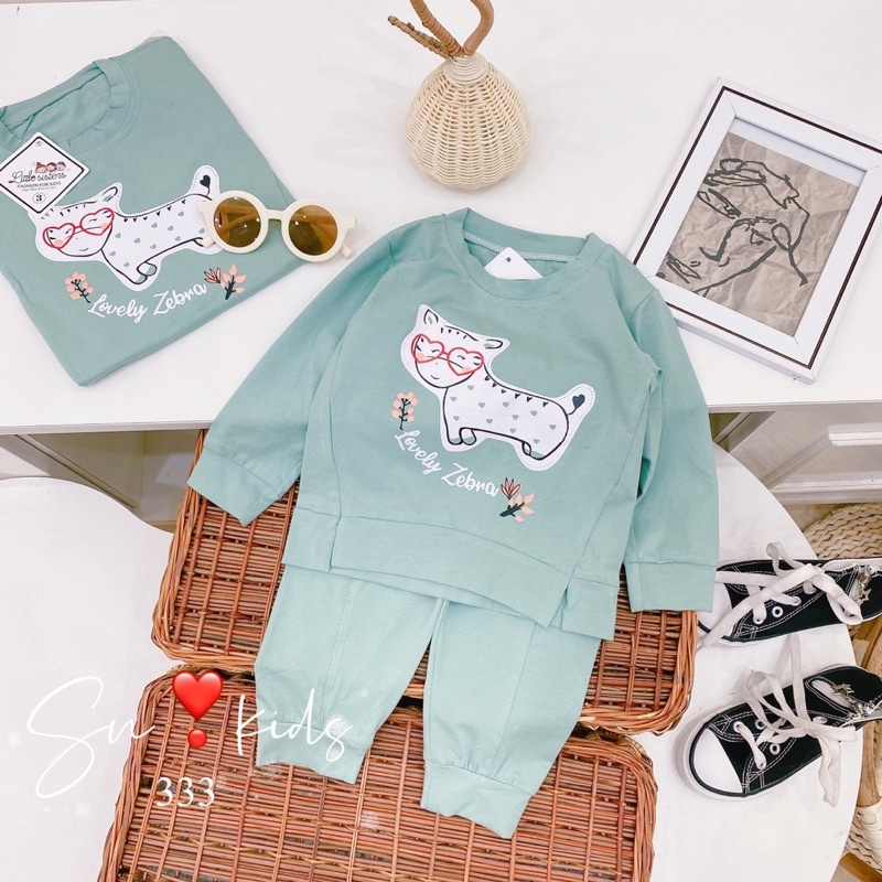 Set bộ Dream cotton dài tay cho bé gái