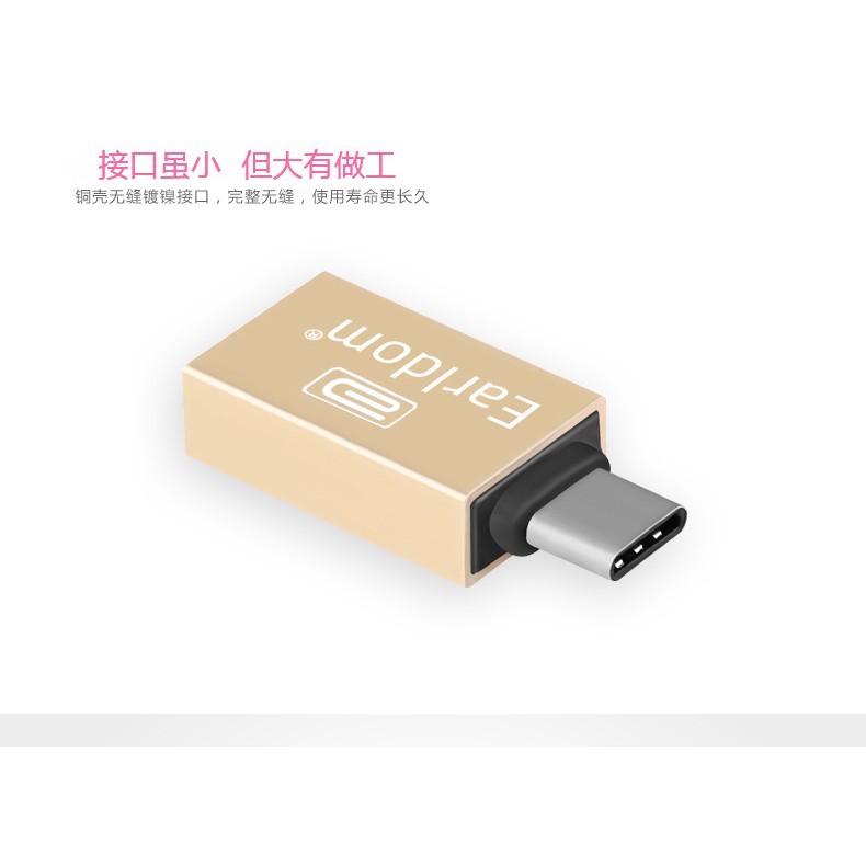 Đầu chuyển đổi USB OTG Earldom ET-OT06 - 2 cổng USB Type-C và USB 3.0 -dc2831 | BigBuy360 - bigbuy360.vn