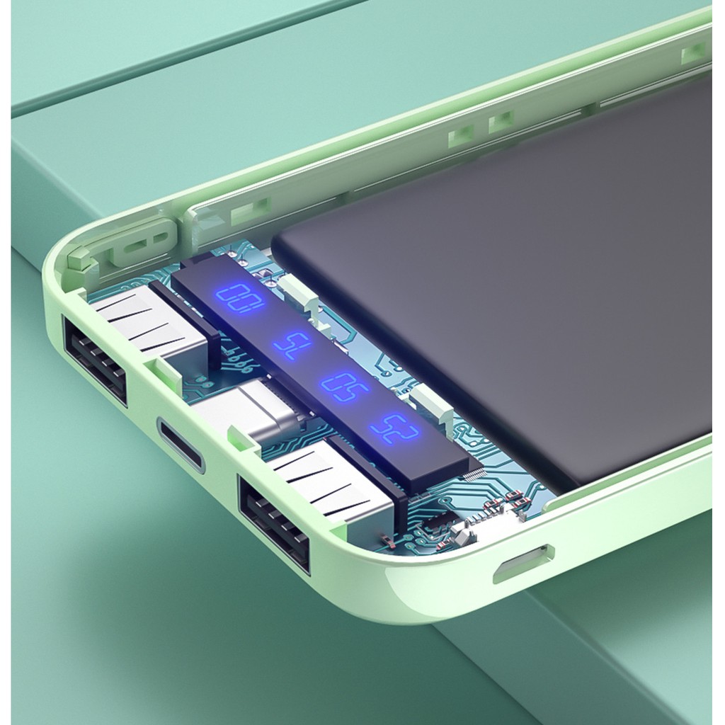 Sạc dự phòng tích hợp màn hình LED Remax WK-161 10000mAh Chính Hãng | BigBuy360 - bigbuy360.vn