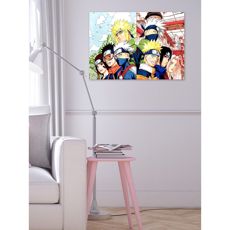 Tmdbyx Poster Giấy Kraft Treo Tường Trang Trí In Hình Naruto Phong Cách Vintage