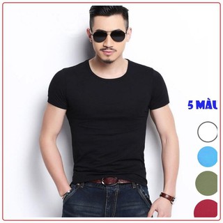 Áo phông nam trơn 5 màu thời trang 💝freeship💝 mã hàng: na564