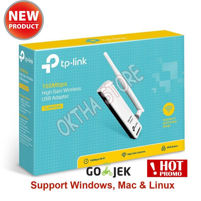 Usb Wifi Tp-link Tl-wn722n Wn722n / Tl Wn 722n