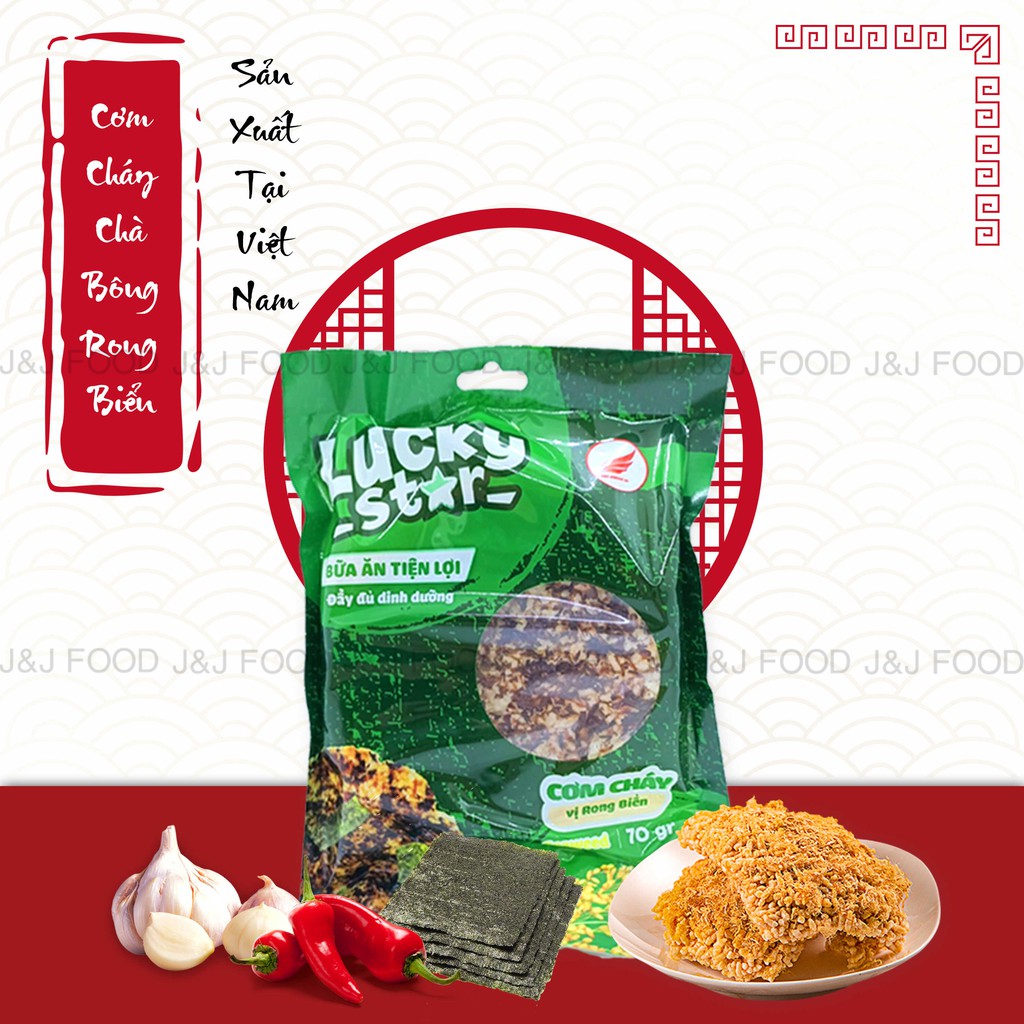 Cơm cháy chà bông Lucky Star Vị Rong Biển-50gram | BigBuy360 - bigbuy360.vn