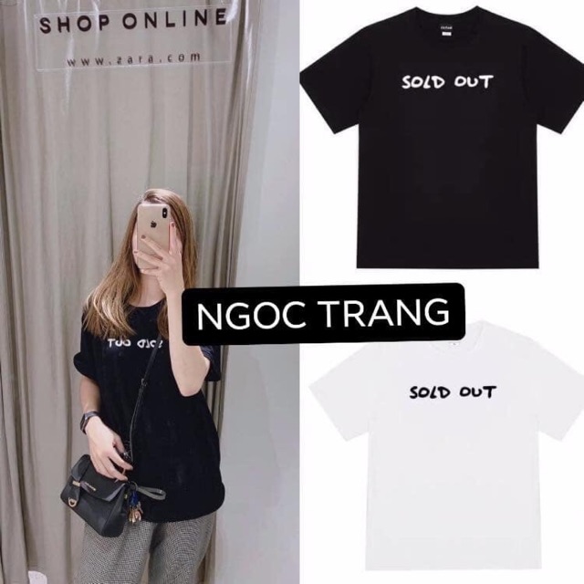 Aó phông sold out