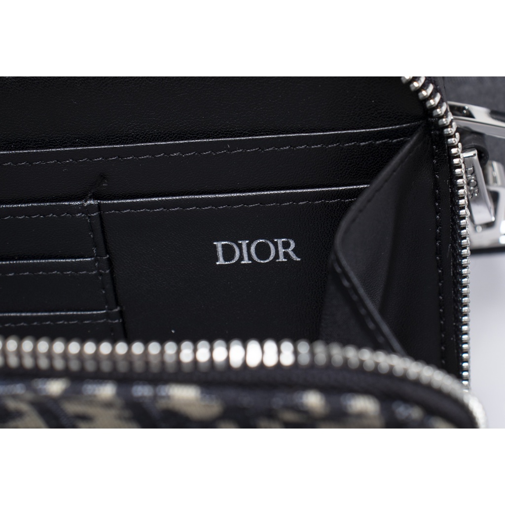 Túi đeo chéo nam cá tính DIOR CD da thật cùng vải canvas trẻ trung