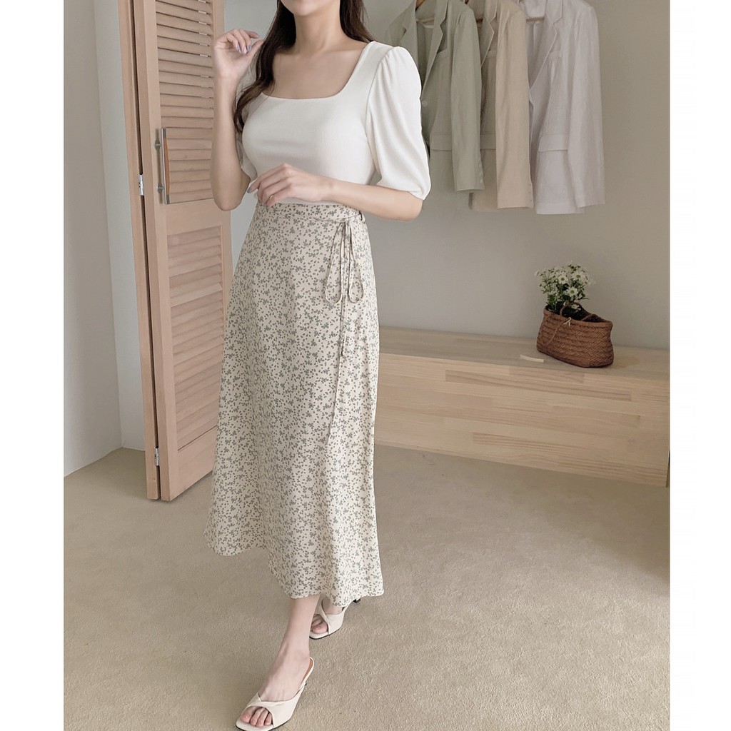 Chân Váy Dài Dáng Chữ A Lưng Cao In Hoa Xinh Xắn Thời Trang 43428 | BigBuy360 - bigbuy360.vn