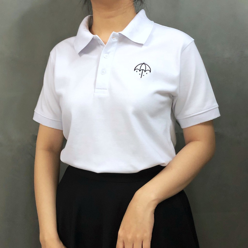 Áo thun POLO Unisex Cá sấu 4 chiều - Thêu Cái Ô | BigBuy360 - bigbuy360.vn