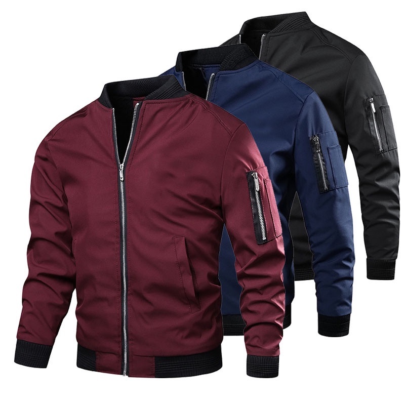 Áo Khoác Chống Nước Phản Quang Jaket Lelaki Saiz Besar Cho Nam