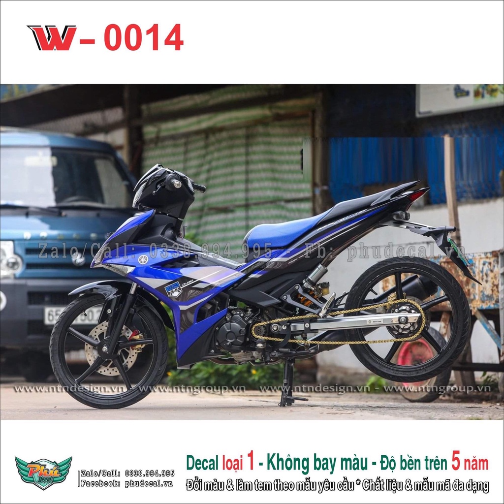 Tem rời Exciter 150 Xanh đen 2022 (11)