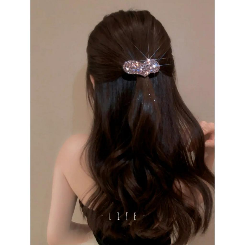 Kẹp Tóc Đính Đá Hình Ngôi Sao Năm Cánh Phong Cách Hàn Quốc Cao Cấp Cho Nữ