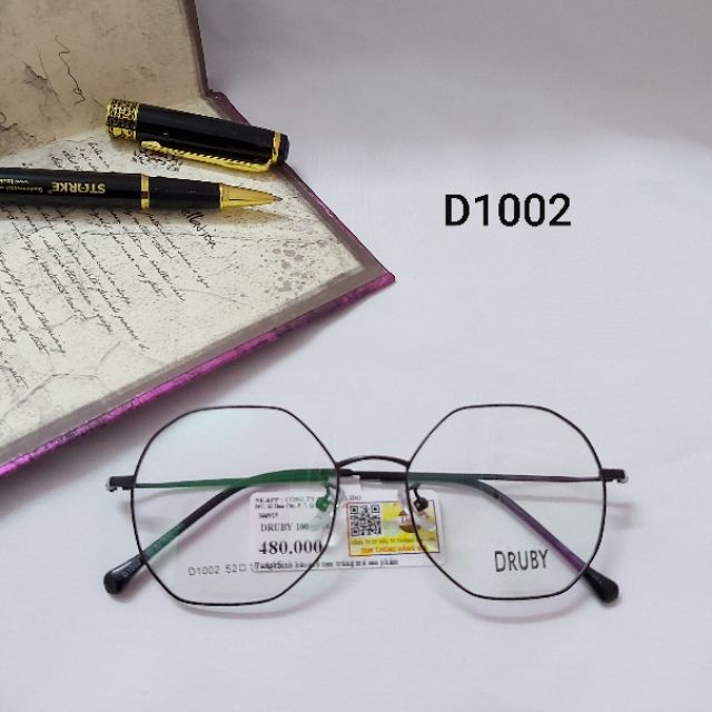 [CHÍNH HÃNG] Gọng Kính Nhật titan DRUBY D1002 Made In Japan