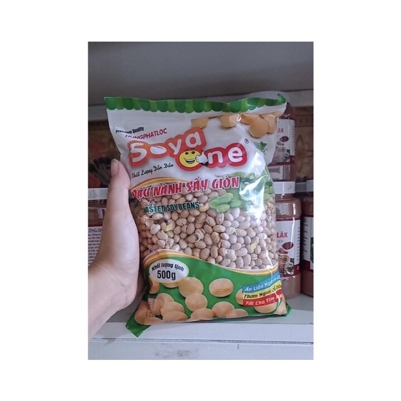 500Gr Đậu Nành Sấy Giòn Chính Hãng Nuttyone (mẫu mới nhất)