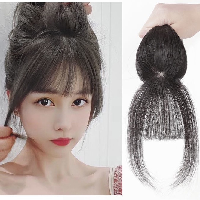 Tóc Mái Giả Có Mái Bằng Sợi Tổng Hợp Tàng Hình Thời Trang Cho Nữ