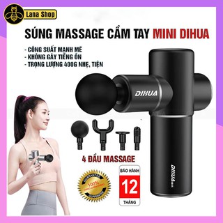 Máy massage xung điện máy massage trị liệu Cát Á - với 4 đầu massage, 4 mức độ rung - máy massage vai gáy - BH 6 tháng