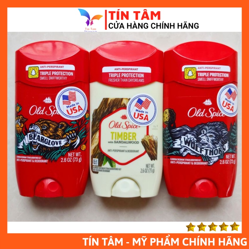 Sáp Khử Mùi Old Spice Mỹ Các Loại