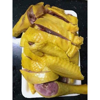 [HÀ NỘI Giao ngay Now/Grab] Gà ủ muối hoa tiêu 1 khay 0.5 con
