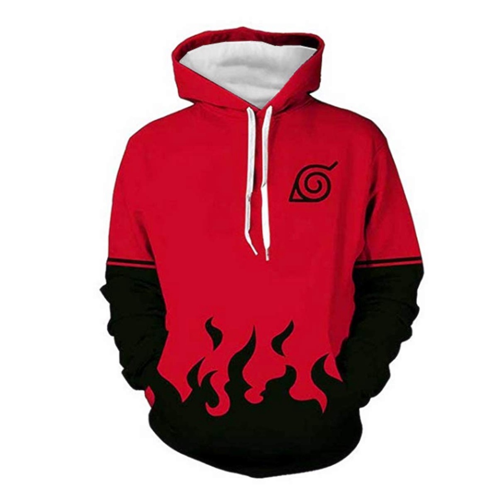 Áo hoodie in hình 3D nhân vật Anime Naruto thời trang HUQISHA