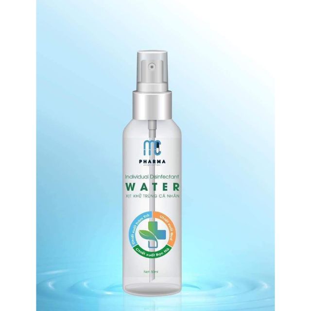 Xịt Sát Khuẩn Water 120ml