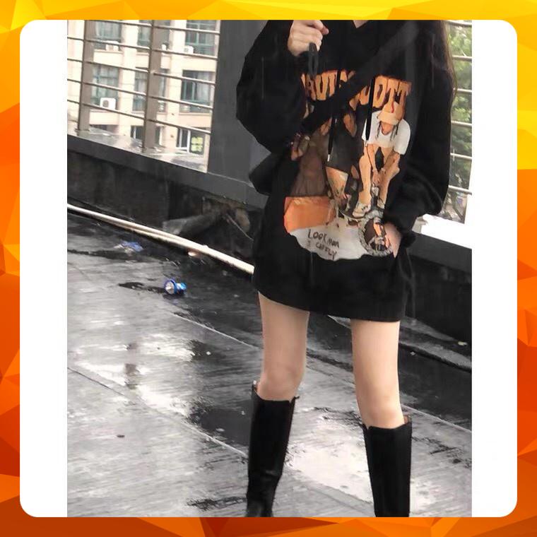 Áo Hoodie chất nỉ cao câp form rộng unisex nam nữ in hình LocalBrand