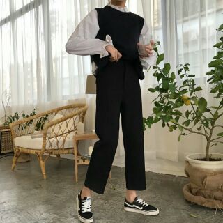 Quần vải ulzzang