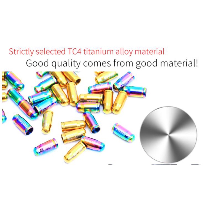 Nắp Van Bánh Xe Đạp Leo Núi Bằng Hợp Kim Titan Siêu Nhẹ Tiện Dụng