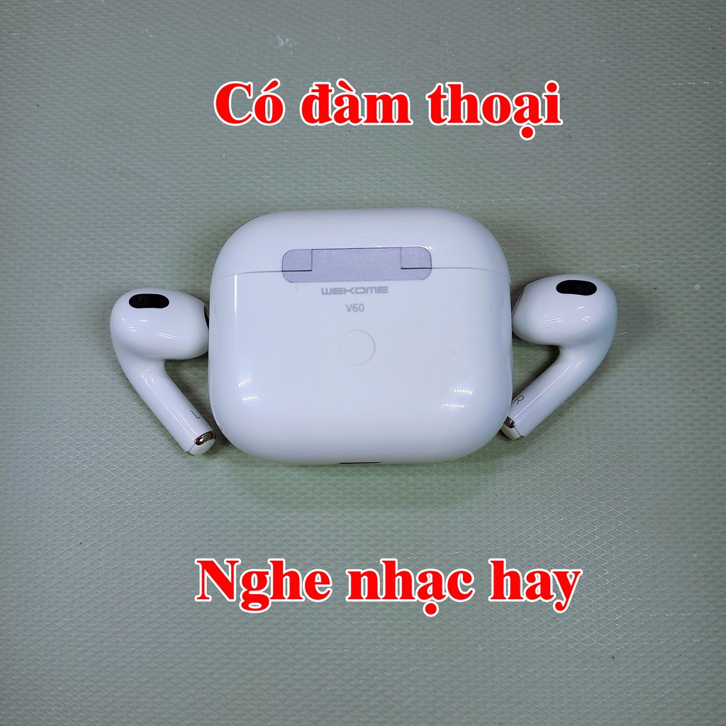 Tai nghe bluetooth không dây WEKOME V60 có đốc sạc tặng kèm dây