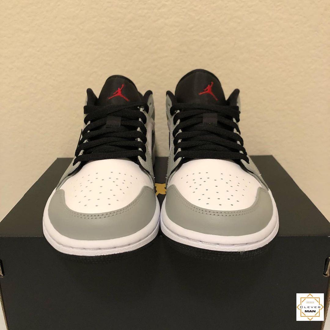 (FREESHIP+QUÀ) Giày thể thao AIR JORDAN 1 Low Light Smoke Grey xám trắng cổ thấp cực phong cách | BigBuy360 - bigbuy360.vn
