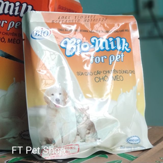 Sữa Dinh Dưỡng Cao Cấp Dành Cho Chó Mèo Bio Milk For Pet 100gam