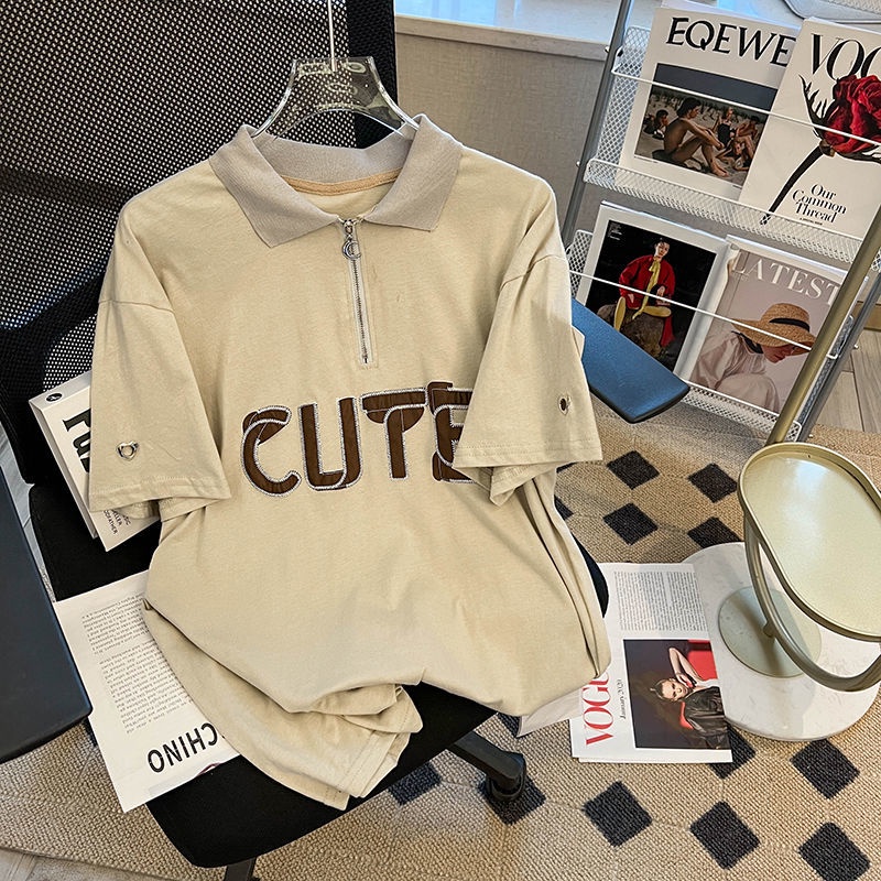 Áo polo Ngắn Tay Thiết Kế Mới Thời Trang Mùa Hè Dành Cho Nữ