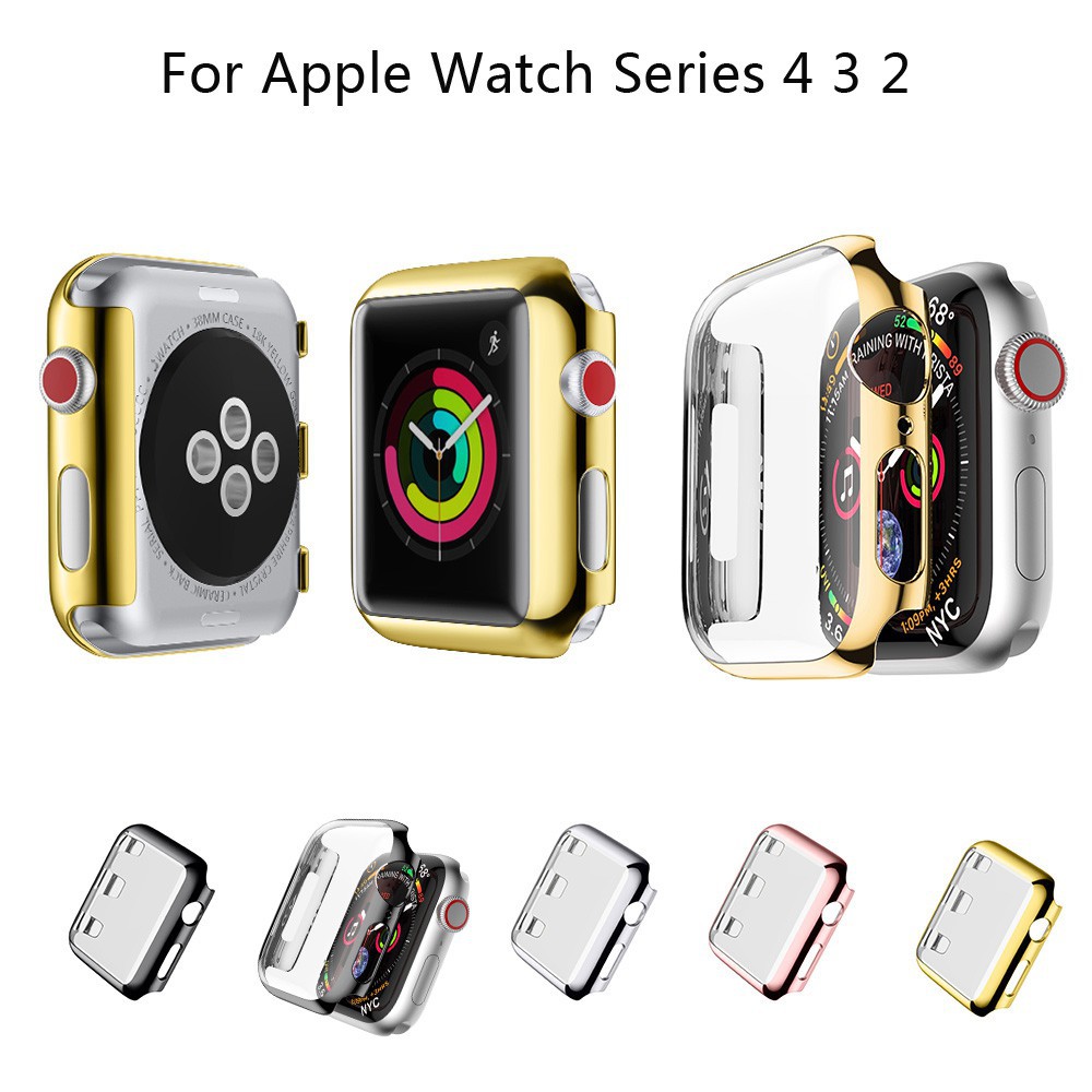 Ốp bảo vệ màn hình đồng hồ thông minh Apple iWatch 42mm 44mm 38mm 40mm 4 3 2