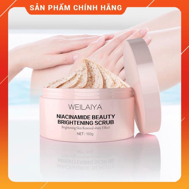 Kem tẩy tế bào chết Weilaiya, loại bỏ tế bào chết, sạch sau dịu nhẹ cho da. Hộp 150g