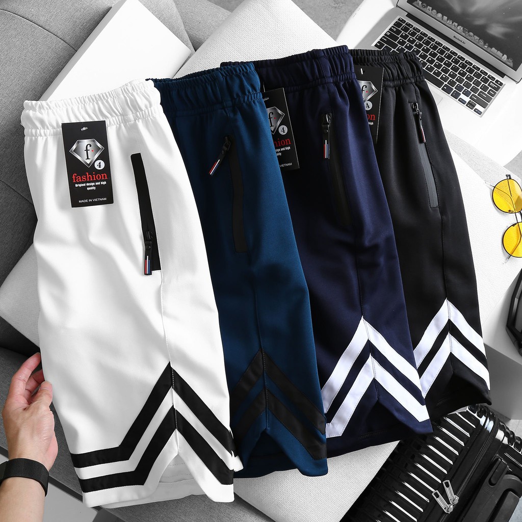 BIGSIZE - Quần short thun nam viền chân bigsize chất thun thoải mái form  70-140kg