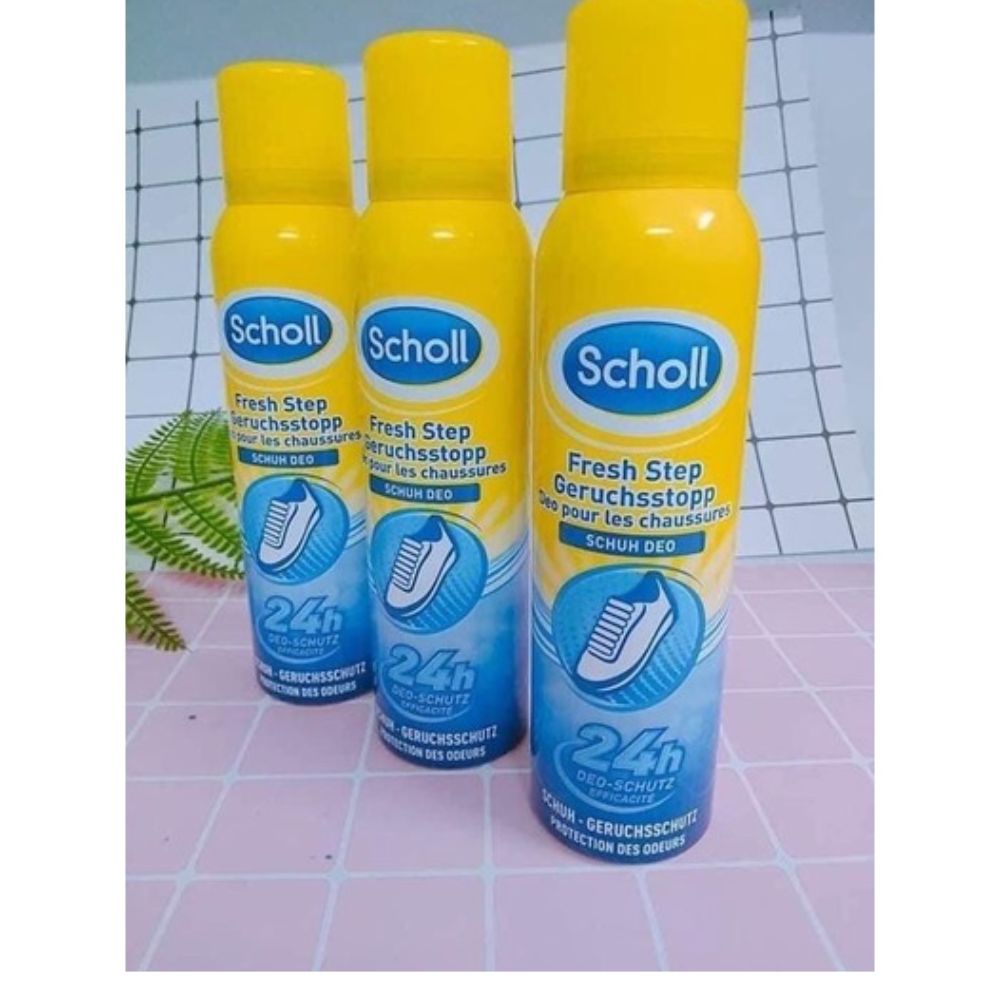 Xịt khử mùi hôi chân, hôi giày Scholl 150ml, Hàng Đức - Shop Lavenic
