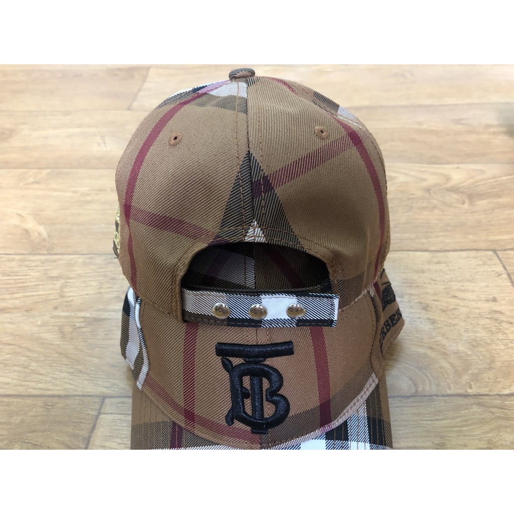 Mũ lưỡi trai kẻ caro thêu logo nam nữ freesize