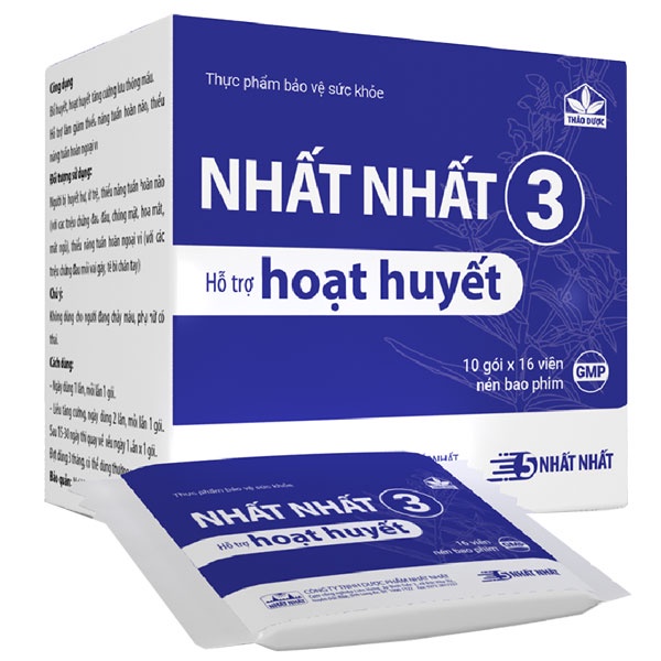 Nhất Nhất 3 - Hoạt Huyết nhất nhất, hỗ trợ làm giảm thiểu năng tuần hoàn não