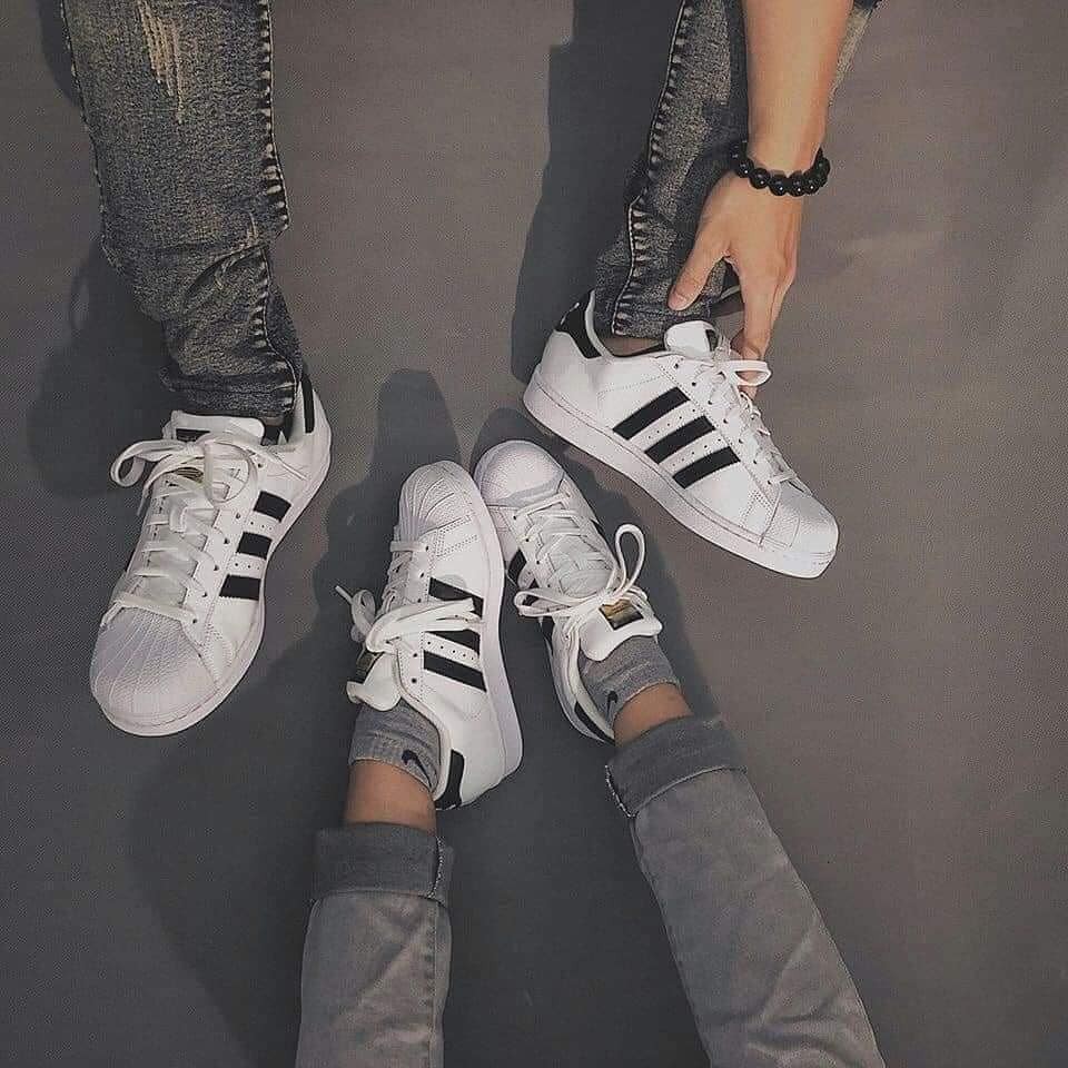 Giày Adidas Super Star🔴Hàng Chính Hãng🔴Giày Adidas Superstar Black White Tem Vàng Chuẩn Auth [EG4958] Simple Sneaker